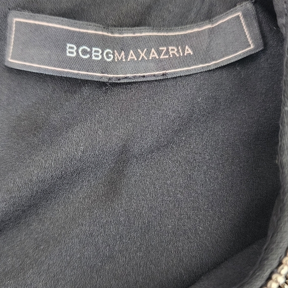 BCBGMAXAZRIA Beaded Black Sleeveless Women's Midi Dress in the size XXS. - Picture 8 of 8